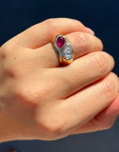 Load image into Gallery viewer, Custom Ruby Diamond Soprano Ring by 23carat