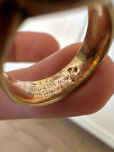 Load image into Gallery viewer, Antique Enamel Floral Memento Mori Ring 1868