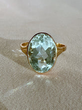 Load image into Gallery viewer, Antique Aquamarine Oval Dress Ring