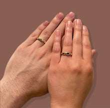 Load image into Gallery viewer, Duo Dot Bezel Ring by 23carat