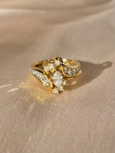 Load image into Gallery viewer, Vintage Marquise Diamond Two Piece Stacker Rings