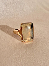 Load image into Gallery viewer, Antique Moss Agate Signet Ring