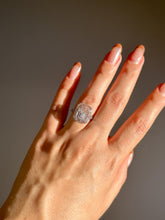 Load image into Gallery viewer, Vintage Deco Diamond Openwork Ring