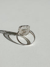 Load image into Gallery viewer, Vintage Deco Diamond Openwork Ring