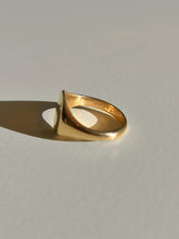 Load image into Gallery viewer, Vintage Diamond Starburst Ray Signet Ring 1972