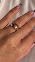 Load and play video in Gallery viewer, Antique Diamond Old Starburst Array Ring 1906