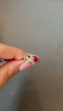 Load and play video in Gallery viewer, Ruby Diamond Soprano Ring by 23carat