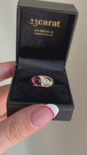 Load and play video in Gallery viewer, Ruby Diamond Soprano Ring by 23carat