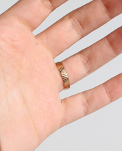 Load image into Gallery viewer, Antique 18k Turquoise Gypsy Ring 1875