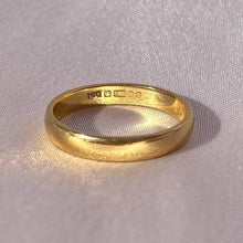 Load image into Gallery viewer, Vintage 18k Gold Wedding Band 1988