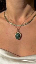 Load and play video in Gallery viewer, Vintage Bloodstone Carnelian Swivel Pendant 1970s