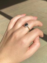 Load image into Gallery viewer, Antique 18k Sapphire Diamond Ring 1907