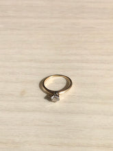 Load image into Gallery viewer, Vintage 14k Solitaire Diamond Engagement Ring