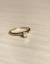 Load image into Gallery viewer, Vintage 14k Solitaire Diamond Engagement Ring