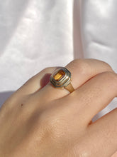 Load image into Gallery viewer, Vintage 9k Citrine Step Ring 1986
