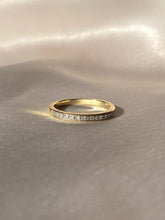 Load image into Gallery viewer, Vintage 10k Diamond Band