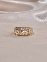 Load image into Gallery viewer, Vintage 14k Baguette Diamond Engagement Ring 1.00ct