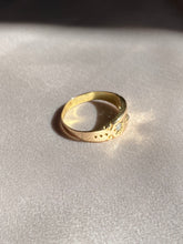Load image into Gallery viewer, Antique 15k Starburst Diamond Gypsy Set Ring 1891