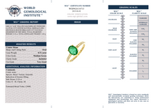 Load image into Gallery viewer, Vintage 14k Emerald Diamond Engagement Ring