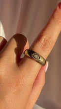 Load and play video in Gallery viewer, Vintage 9k Diamond Eye Ring 2000