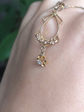 Load image into Gallery viewer, Antique 10k Art Nouveau Diamond Necklace