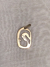 Load image into Gallery viewer, Vintage 14k Gold Cut Madonna Charm Pendant