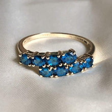 Load image into Gallery viewer, Vintage 10k Gold Art Deco Topaz Ring