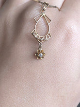 Load image into Gallery viewer, Antique 10k Art Nouveau Diamond Necklace