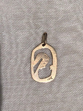 Load image into Gallery viewer, Vintage 14k Gold Cut Madonna Charm Pendant