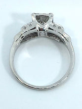Load image into Gallery viewer, Antique 1.00 carat Art Deco Diamond Platinum Engagement Ring