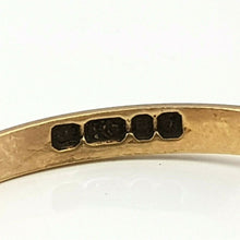 Load image into Gallery viewer, Vintage 9k Gold Daisy Band Ring
