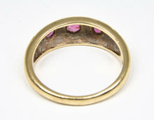 Load image into Gallery viewer, Vintage 9k Ruby Starburst Ring 1978