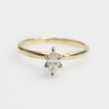 Load image into Gallery viewer, Vintage 14k Solitaire Marquise Cut Diamond Engagement Ring