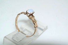 Load image into Gallery viewer, 10k Rose Gold Moonstone Ring