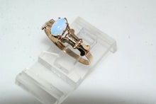 Load image into Gallery viewer, 10k Rose Gold Moonstone Ring
