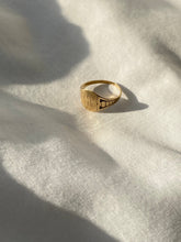 Load image into Gallery viewer, Antique 10k Gold Monogram CL Signet Ring
