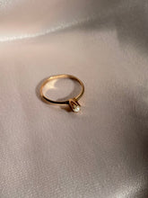 Load image into Gallery viewer, Vintage Pearl Art Deco 10k Gold Claw Ring