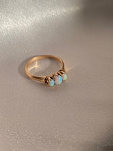 Load image into Gallery viewer, Antique Victorian Opal 14k Gold Trilogy Cabachon Ring