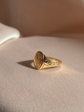 Load image into Gallery viewer, Antique Monogram Signet 10k Gold GBM Ring