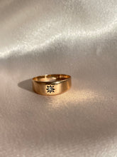 Load image into Gallery viewer, Antique Gypsy Diamond 9k Gold Ring