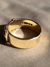 Load image into Gallery viewer, Vintage Belt Buckle 9k Gold Ring