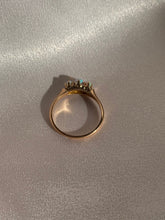 Load image into Gallery viewer, Antique Victorian Opal 14k Gold Trilogy Cabachon Ring