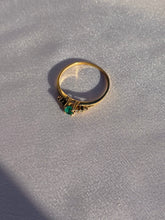 Load image into Gallery viewer, Vintage 14k Gold Emerald and Diamond Ring