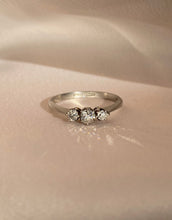 Load image into Gallery viewer, Antique Victorian Diamond Platinum Trilogy Ring