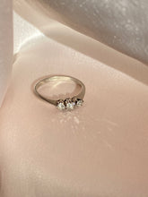 Load image into Gallery viewer, Antique Victorian Diamond Platinum Trilogy Ring
