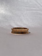 Load image into Gallery viewer, Vintage 9k Rose Gold Ribbed PB Cup Bands