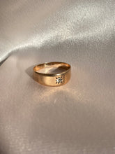 Load image into Gallery viewer, Antique Gypsy Diamond 9k Gold Ring