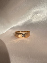 Load image into Gallery viewer, Antique Gypsy Diamond 9k Gold Ring