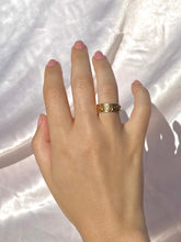 Load image into Gallery viewer, Antique 9k Gold Mizpah 1899 Ring Band