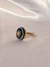 Load image into Gallery viewer, Antique 9k Pearl Agate Gypsy Ring